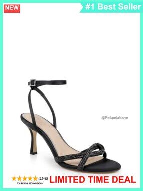 Mid Stiletto Heel Sandals Dressy Evening Party Shoes
